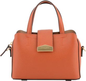 Pourchet Cavalcade PM - Dames - Handtassen - Oranje - ONE Size - Leer - Tassen