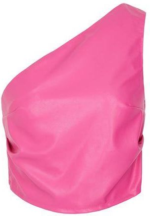 8 by YOOX ONE-SHOULDER CROP TOP