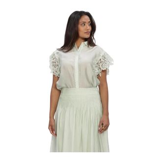 Copenhagen Muse Hemden - Dames - Blouses & Shirts - Groen - Maat: M