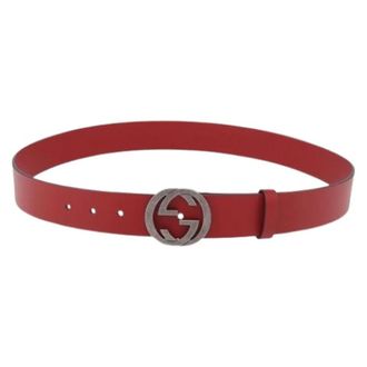 Gucci Cintura Vintage Pre-owned - - Pre-owned - Donna - Rosso - ONE SIZE