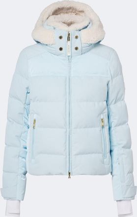Bogner Minud shearling-trimmed down ski jacket