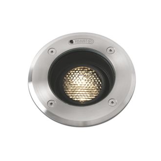 Faro Barcelona Geiser Empotrable De Suelo Inoxidable Satinado Y Negro Mate 70302