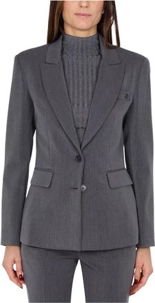 Liu Jo Dames, Jassen, Grijs, Maat: M Leer