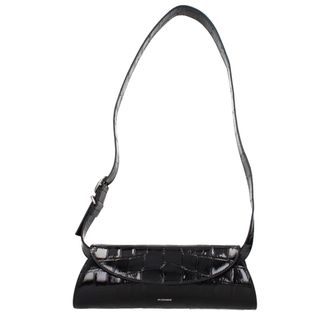 Jil Sander Black Leather Crossbody Womens Bag