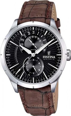 Festina F16573-4 Mens Retro Watch - Silver - One Size