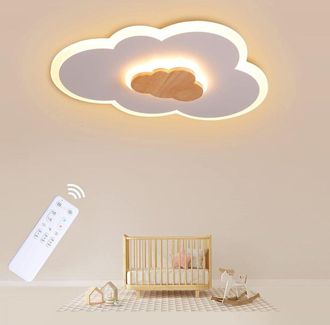 OEM L&aacute;mpara De Techo Led Cloud, L&aacute;mpara De Techo Led De 26 W, 500 Mm X 369 Mm X 50 Mm, Regulable Con Control Remoto 3000 K - 6000 K, Luces De Techo Blanca