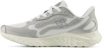 New Balance Womens Fresh Foam Arishi V4 Running Shoe, Silver Metallic/Reflection/Nb White, 9.5