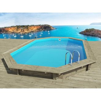 Habitat et Jardin Piscina De Madera seychelles - 4,00 X 3,00 X 1,20 M