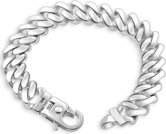 Pompeii3 Mens Cuban 14k Gold (98gram) or Platinum (184gram) 14mm Link Bracelet 8.5