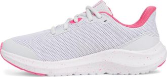 Under Armour Womens Ua GGS Pursuit 4 Running Shoes, 023 Distant Gray Super Pink Super Pink, 5.5 UK