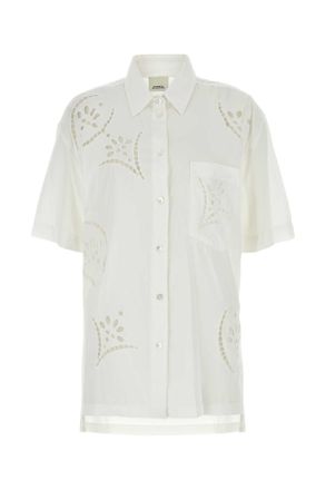 Isabel Marant Witte Modal Blend Bilya Shirt
