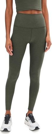 Beyond Yoga Spacedye Caught In The Midi High Waisted Legging Womens Clothing Dusty Forest Heather : MD (US Womens 6-8), Elastane/Polyester