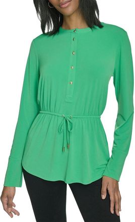 Halston Heritage Draped Jersey Top