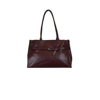 Coccinelle Sabine Soft - Dames - Shoppers - Bruin - ONE Size - Katoen - Tassen