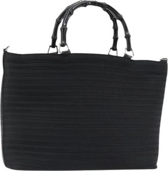 Gucci Pre-owned Nylon Hand Bag - Dames - Vintage Handtas - Zwart - ONE Size - Nylon - Vintage