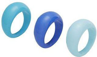 8 by YOOX 3-PACK BEADED RING SET