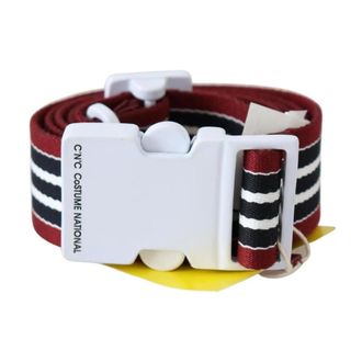 Costume National Belts, male, Multicolor, Size: ONE SIZE Webbing Belt with Adjustable Buckle Closure