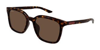 Gucci GG2080SK Asian Fit 002 Mens Sunglasses Tortoiseshell Size 55 - Free RX Lenses - Free RX Lenses