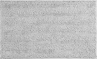 Laura Ashley Astor 27-Inch Chenille Bath Mat in Light Grey at Nordstrom Rack