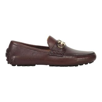 Ferragamo Loafers, male, Brown, Size: 7 1/2 US Leather loafers