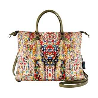Gabs Handbags, female, Multicolor, Size: ONE SIZE G3 Plus M Trip Borsa Zaino Trasformabile Shopper Tote Bauletto Pelle Stampa 609