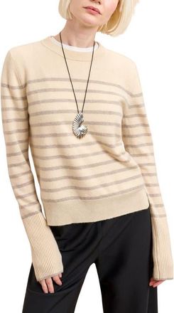 La Ligne Lean Lines Sweater in Oat/beige at Nordstrom, Size X-Large