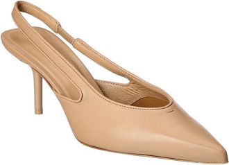Max Mara Leather Slingback Pump