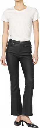 Dear John Denim Jaxtyn Coated Bootcut Pants In Black