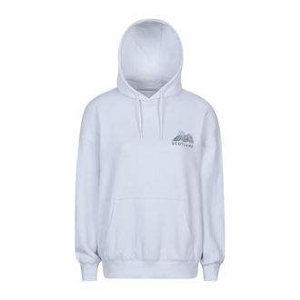 Mountain Warehouse Dames/Dames Schotland Grafische Relaxed Fit Hoodie (Licht Beige)