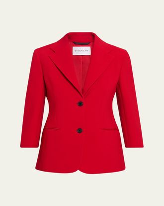 Givenchy Single-Breasted Blazer Jacket