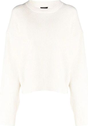 Joseph Ronde Hals Trui - Dames - Ronde hals truien - Beige - L - Wol - Truien & Vesten
