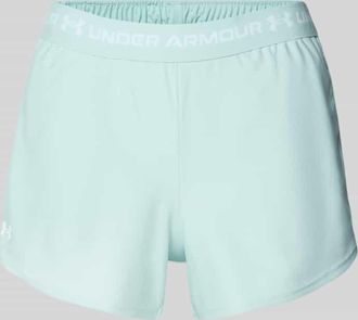 Under Armour Shorts mit elastischem Bund und Logo in Mint, Gr&ouml;&szlig;e XL
