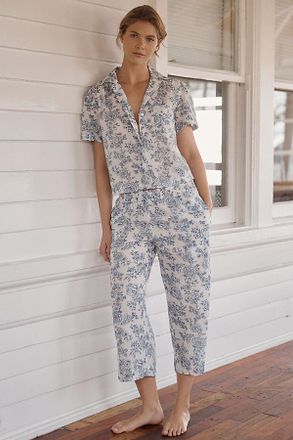 Papinelle Sleepwear Nostalgia Crop Pajama Set