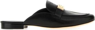 Tory Burch Lee Lee Slipper - Dames - Slip ons - Zwart - 37 EU - Leer - Schoenen