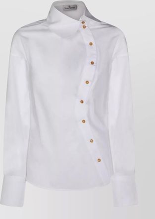 Vivienne Westwood long sleeve shirt buttoned cuffs curved hem