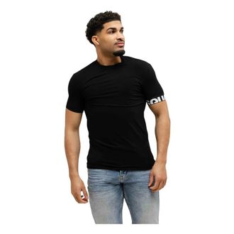 Dsquared2 T-Shirts, male, Black, Size: XL Round Neck T-Shirt