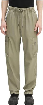 Rains Straight Broeken - Heren - Straight fit broeken - Groen - L - Polyester - Broeken