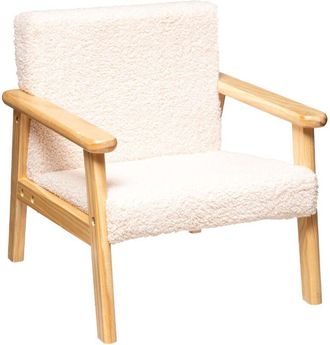 Atmosphera Atmosphera - Sill&oacute;n Infantil Basile - Crudo - Felpa Cr&eacute;ateur DInt&eacute;rieur