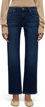 7 For All Mankind Calie Ankle Straight Leg Jeans in Blue Vibe at Nordstrom, Size 25