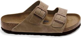 Birkenstock Mens Arizona Soft Footbed Sandals In Brown Brown
