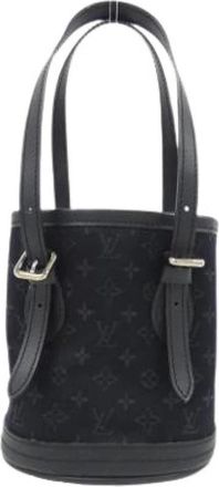 Louis Vuitton Pre-owned Bolso Cubo de Sat&eacute;n - Pre-owned - Mujer - Negro - ONE SIZE