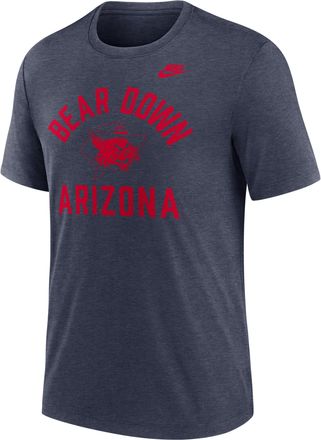 Nike Arizona Legacy Mantra Nike Mens College T-Shirt in Blue | NJFDEX52UAV-1MJ