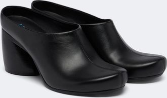 Loewe Oval leather mules