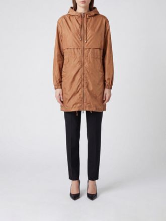 Semicouture Knee-Length Hooded Technical Fabric Parka