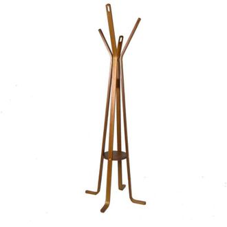 Vacchetti Vacchetti - Perchero De Pie De Madera Nogal Con 4 Brazos Cm50h180