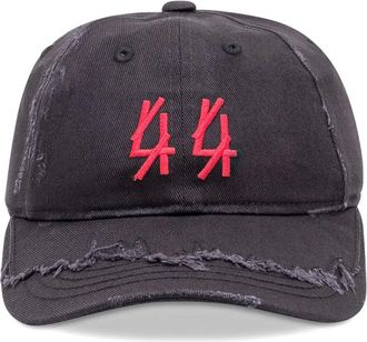 44 Label Group Pet met geborduurd logo - Zwart