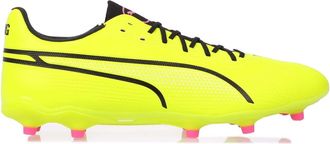 Puma Heren King Pro FG/AG Voetbalschoenen (Kalk)