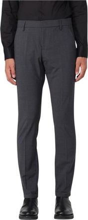 Dondup Technische wollen broek - Heren - Nette broeken - Grijs - W32 - Wol - Broeken