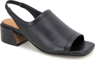 Gentle Souls Penny Slingback Sandal in Black Perf at Nordstrom, Size 8.5