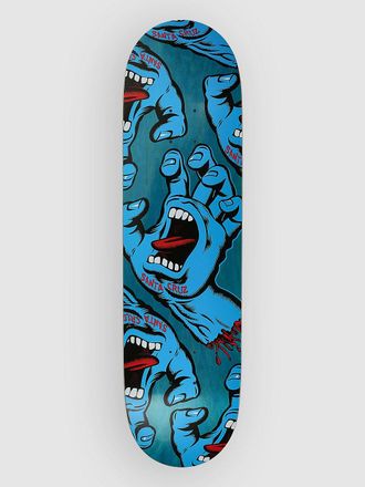 Santa Cruz Crowded Hand 8.25 Skateboard Deck blauw